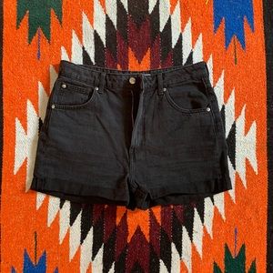 Mom-Fit Denim Shorts